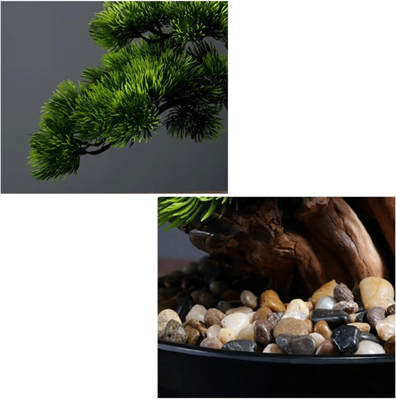 Elegant Artificial Bonsai Tree – 43.2 cm Tall, Realistic Decoration for Your Home or Office