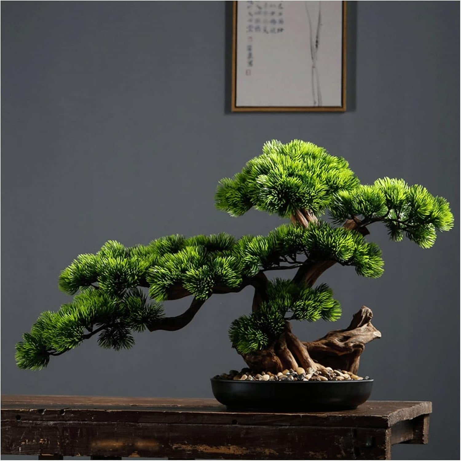 Elegant Artificial Bonsai Tree – 43.2 cm Tall, Realistic Decoration for Your Home or Office Default Title