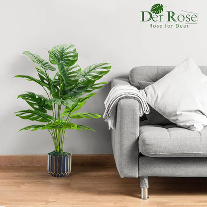 Der Rose Künstliche Pflanze, 71,1 cm, Hochwertige Dekoration für Wohnzimmer, Badezimmer und Schlafzimmer