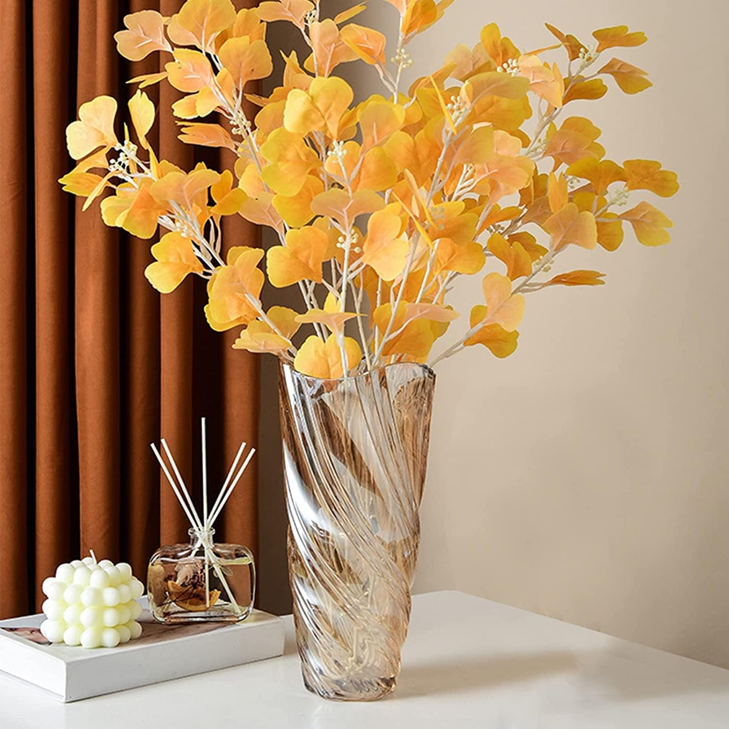 Moderne Minimalistische Blumenvase aus Handgefertigtem Nordischem Glas für Hydrokultur-Dekoration, Ideal für Zuhause, Esstisch, Hochzeits- und Einweihungsgeschenke