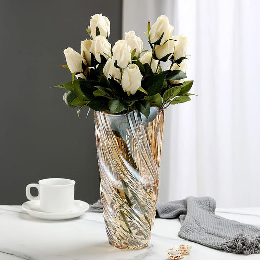 Moderne Minimalistische Blumenvase aus Handgefertigtem Nordischem Glas für Hydrokultur-Dekoration, Ideal für Zuhause, Esstisch, Hochzeits- und Einweihungsgeschenke